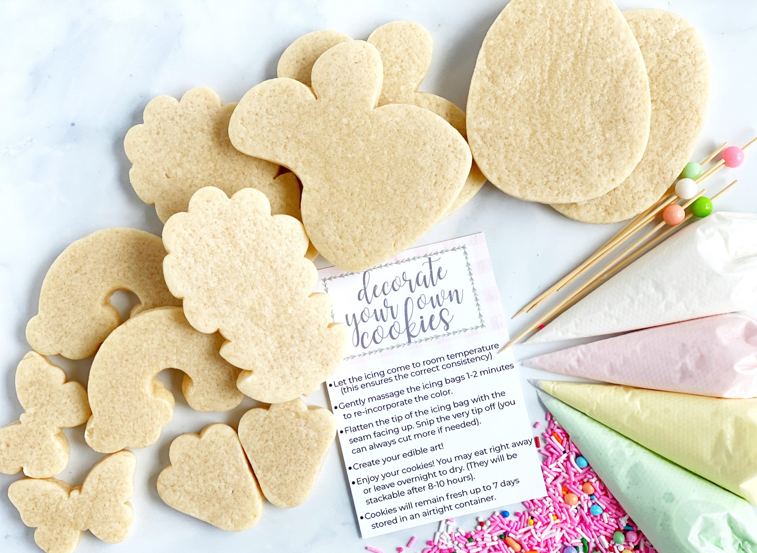 PRE-ORDER: DIY Cookie Kit - Easter/Spring - Image 3