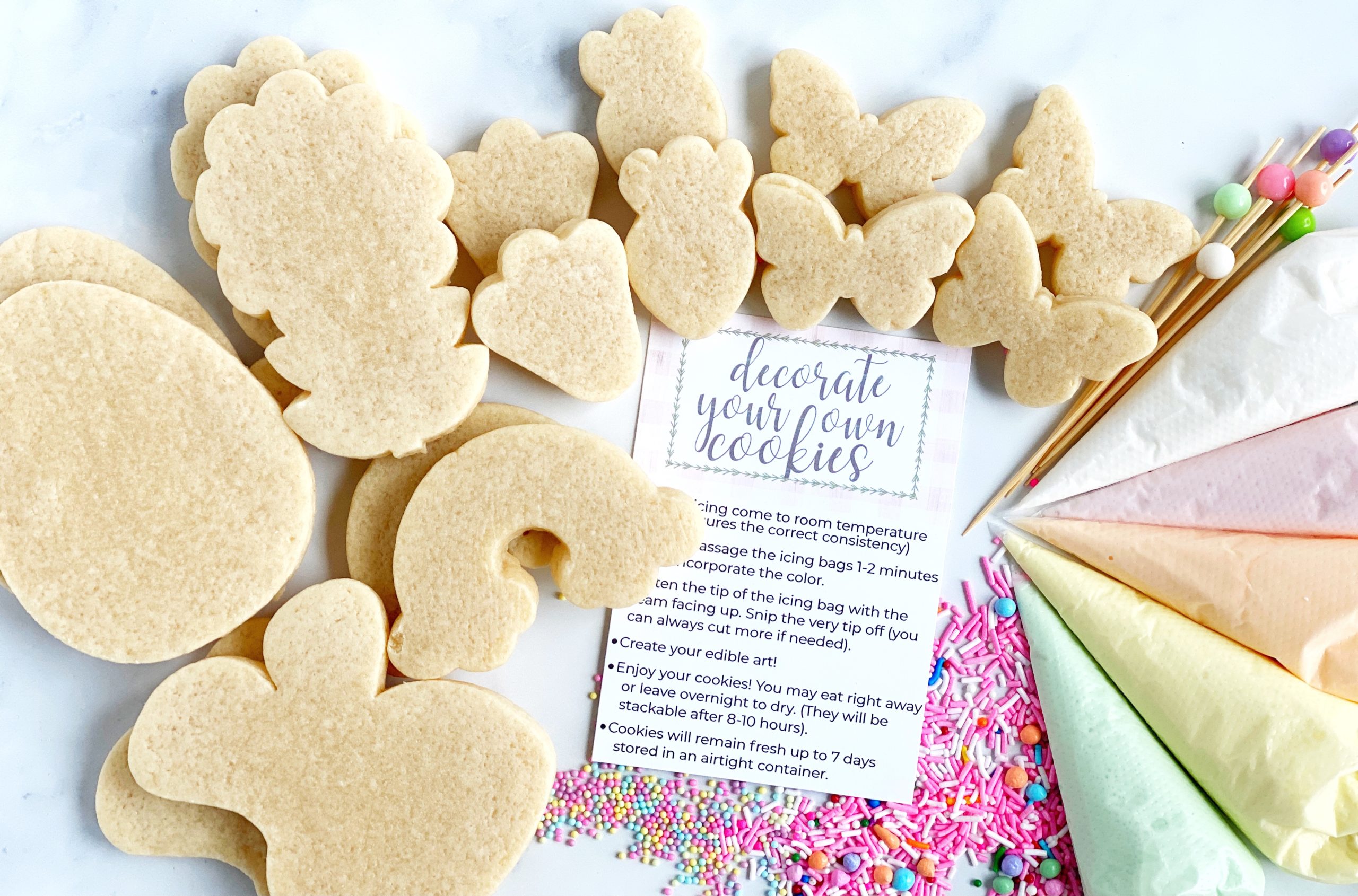 PRE-ORDER: DIY Cookie Kit - Easter/Spring - Image 2